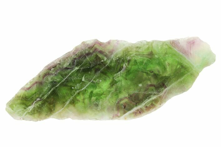 Colorful Polished Fluorite Slab - China #367864
